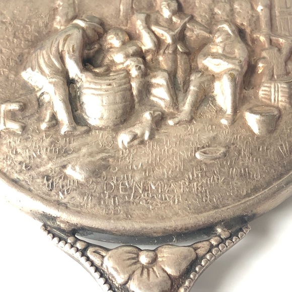 Denmark S&F 297 Small Hand Mirror Rare - Picture 4 of 11